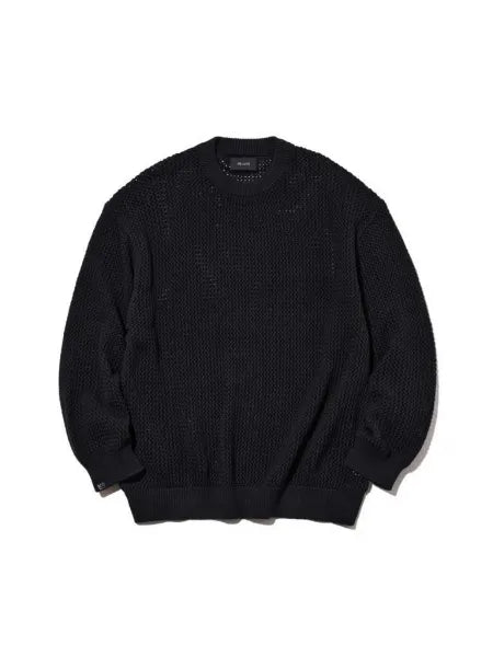 DELUXE JUNGLE WAFFLE KNIT 'BLACK'