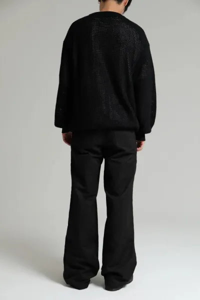 DELUXE JUNGLE WAFFLE KNIT 'BLACK'