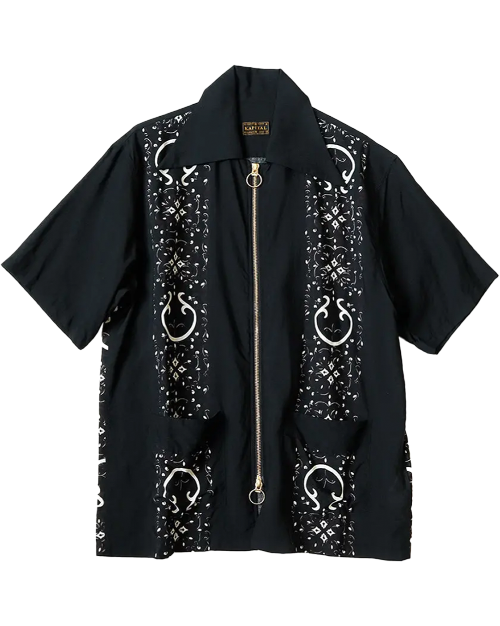 KAPITAL Silk Rayon HAVANANAJA DRIZZLE Cuba Shirt Kapital