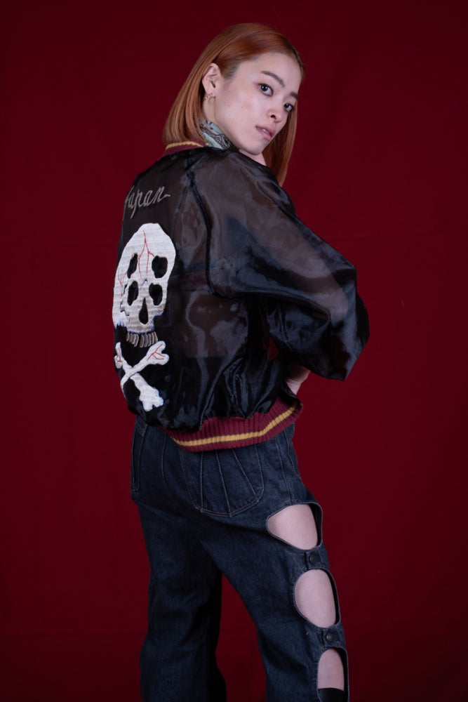 KAPITAL Sheer Pearl Souvenir JKT (RAIN SKULL)