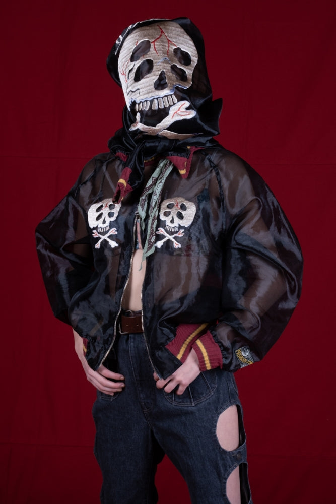 KAPITAL Sheer Pearl Souvenir JKT (RAIN SKULL)