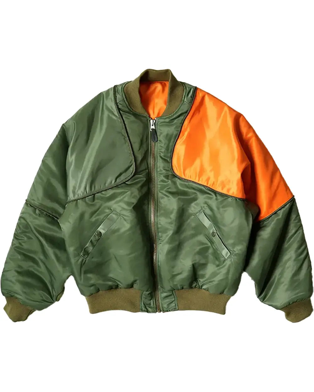 ゲ*0様 KAPITAL SHAM BOMBER JKT シャムボマージャケット KAPITAL MA-1 Nylon SHAM BOMBER JKT 'Khaki' - Antithesis Store