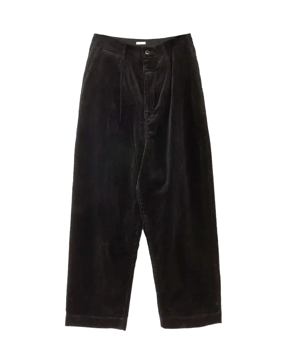 KAPITAL 7W Corduroy High Waisted NIME Pants 'Black' Kapital