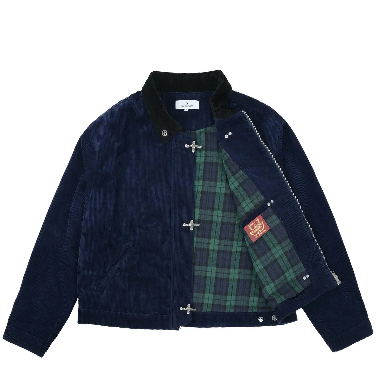 THE SALVAGES WORK JACKET WITH FIREMAN CLOSURE The Salvages