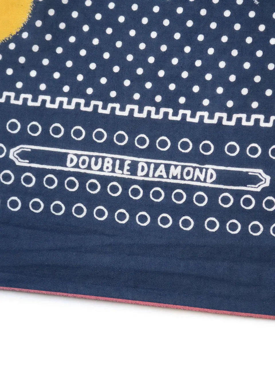 KAPITAL Fastcolor Selvedge Bandanna (Mirrored Fuji PROFILE RAINBOWY) 'Navy' Kapital