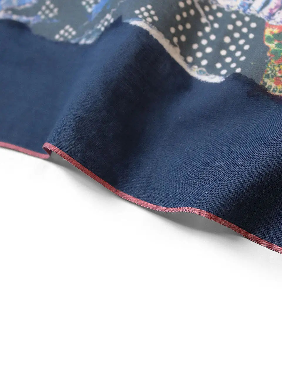 KAPITAL Fastcolor Selvedge Bandana (BANDANA Patchwork) 'Navy' Kapital