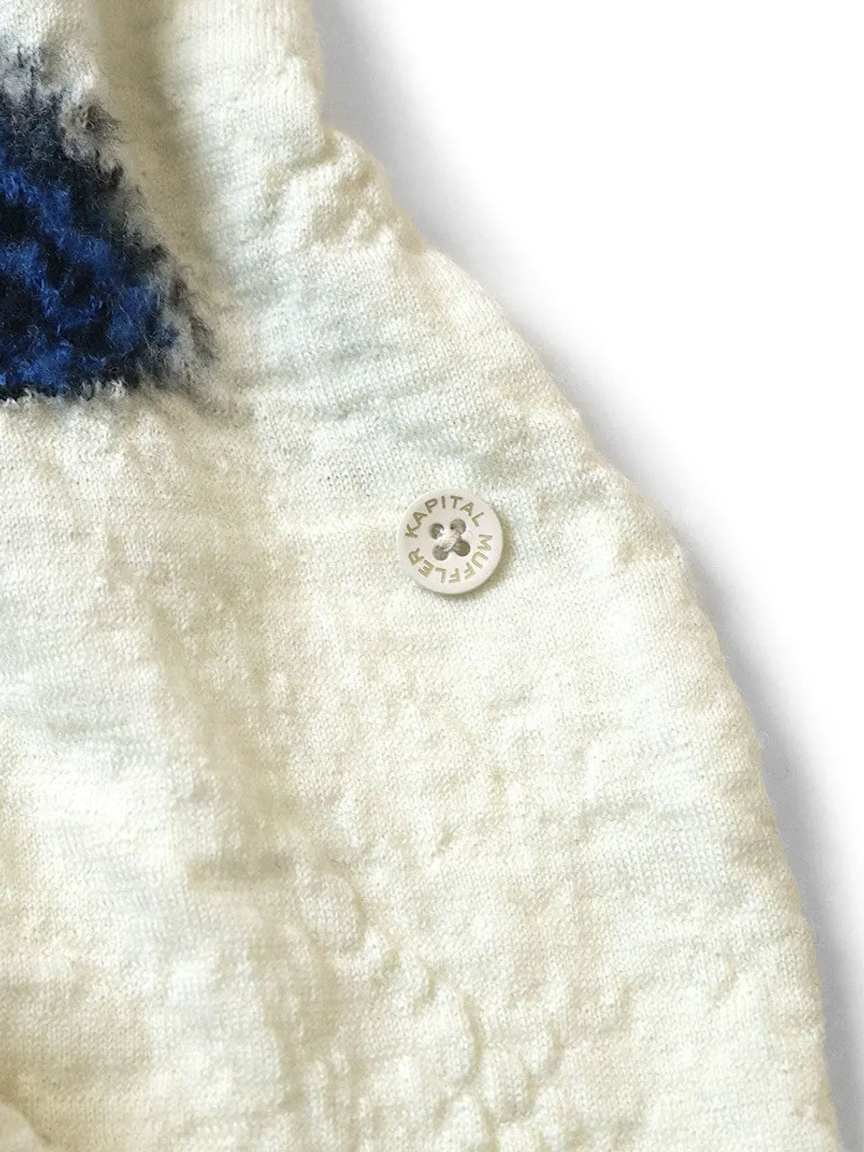 KAPITAL Fulling Wool Scarf BUTTERFLY 'Black' Kapital