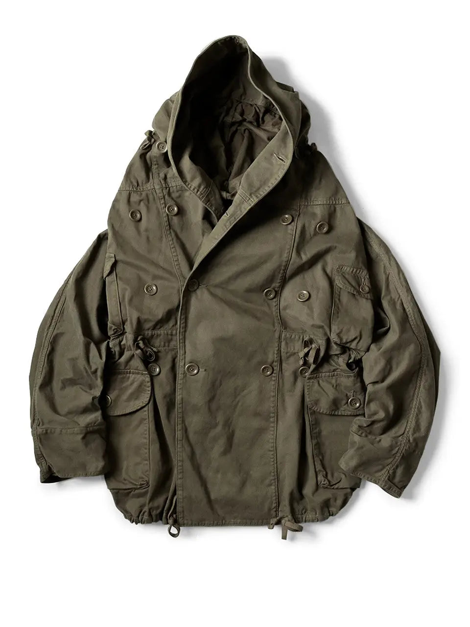 KAPITAL Katsuragi Cotton RING Coat 'Khaki' Kapital