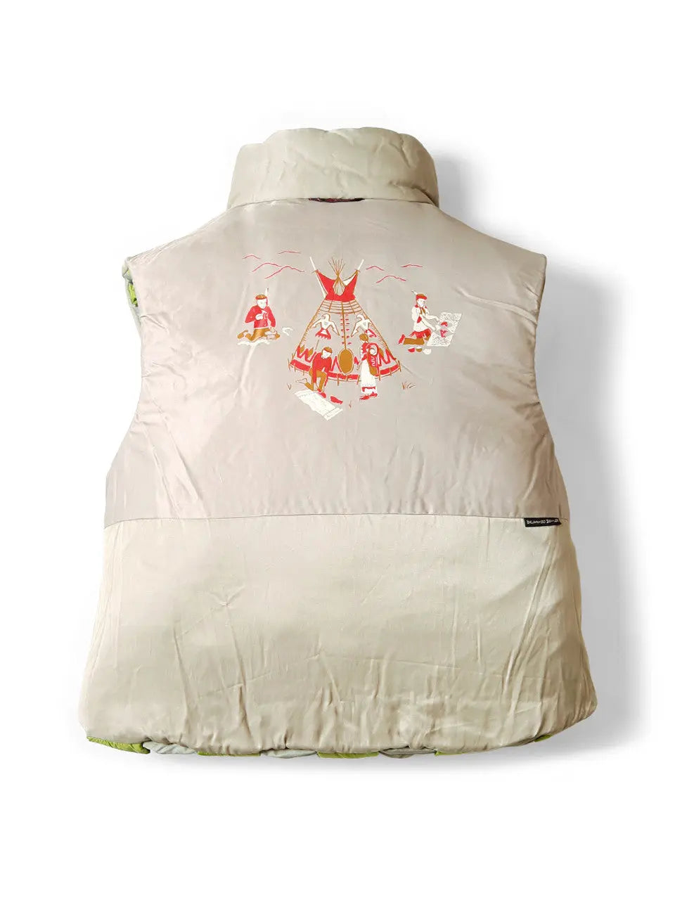 KAPITAL Rip Stop Nylon KEEL-WEAVING Vest 'Black' Kapital