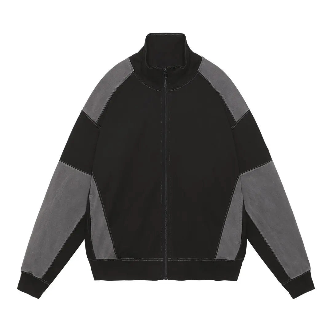 OVERDYE PANELED LIGHT ZIP 'Black' – Antithesis Store