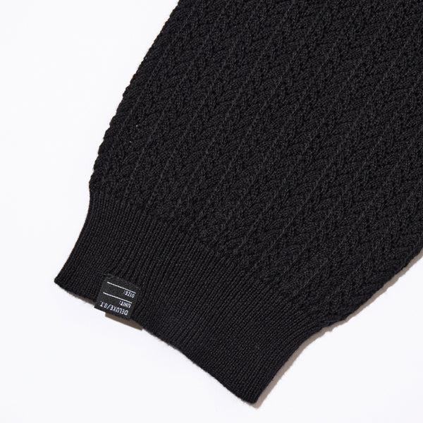 DELUXE GATSBY KNIT SHIRT 'BLACK'