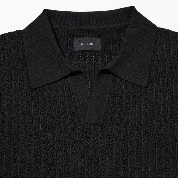 DELUXE GATSBY KNIT SHIRT 'BLACK' Deluxe