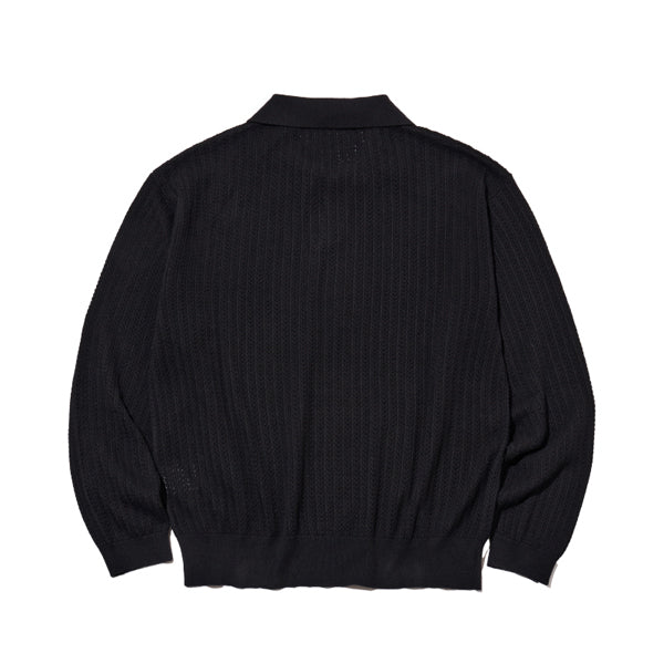 DELUXE GATSBY KNIT SHIRT 'BLACK'