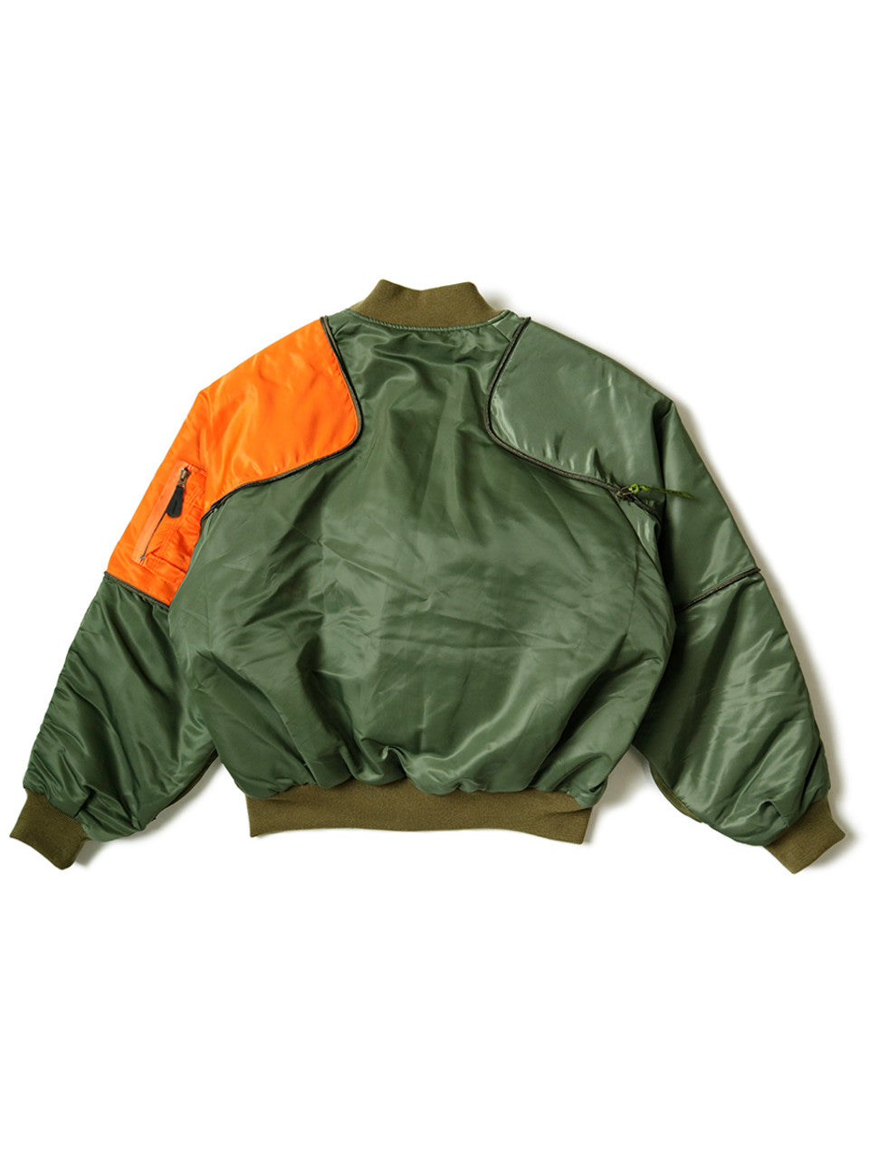 KAPITAL MA-1 Nylon SHAM BOMBER JKT 'Khaki'