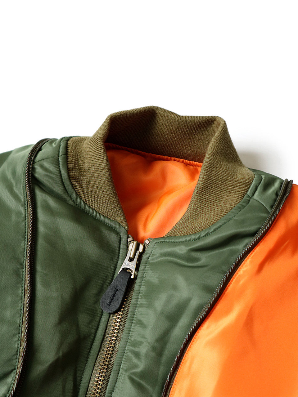 KAPITAL MA-1 Nylon SHAM BOMBER JKT 'Khaki'