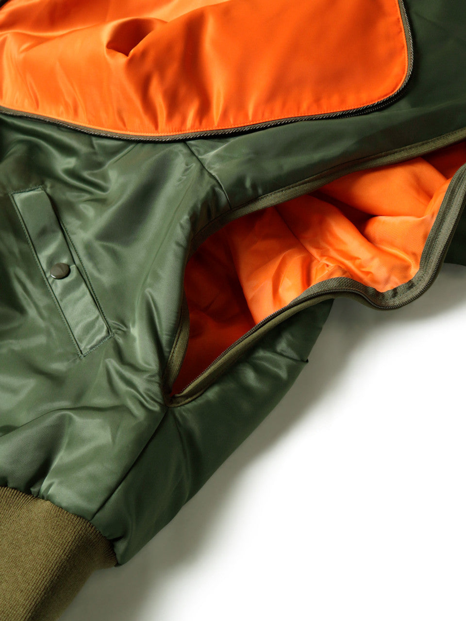 KAPITAL MA-1 Nylon SHAM BOMBER JKT 'Khaki'