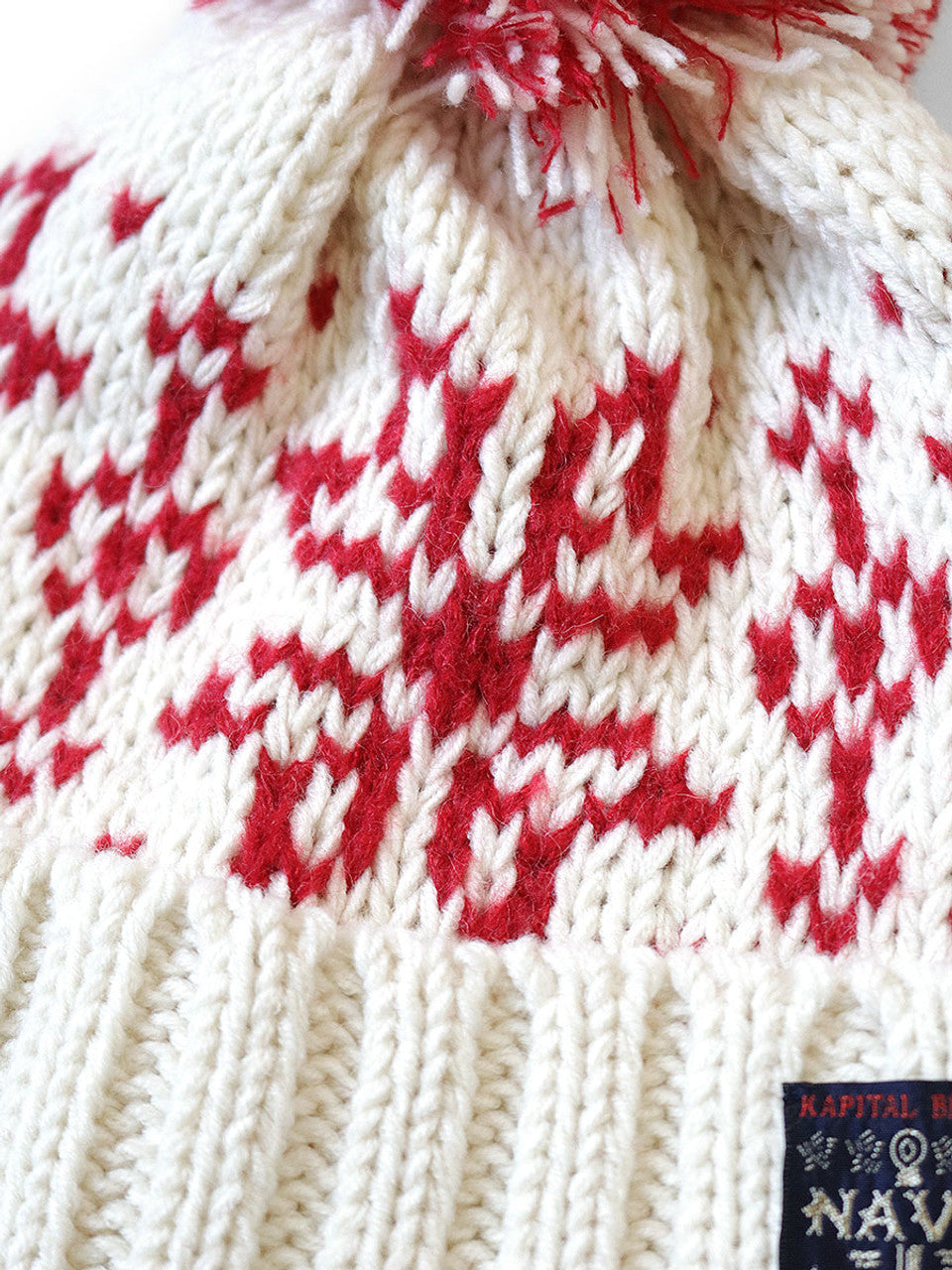 KAPITAL 3G Wool Snow Knit Cap 'Purple'