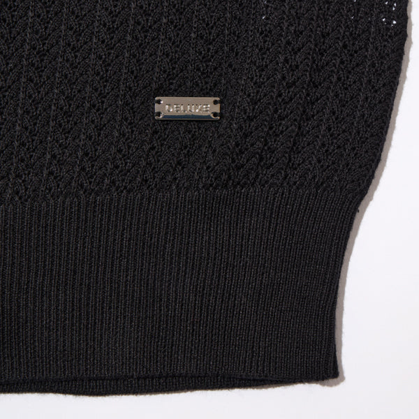 DELUXE GATSBY KNIT SHIRT 'BLACK'