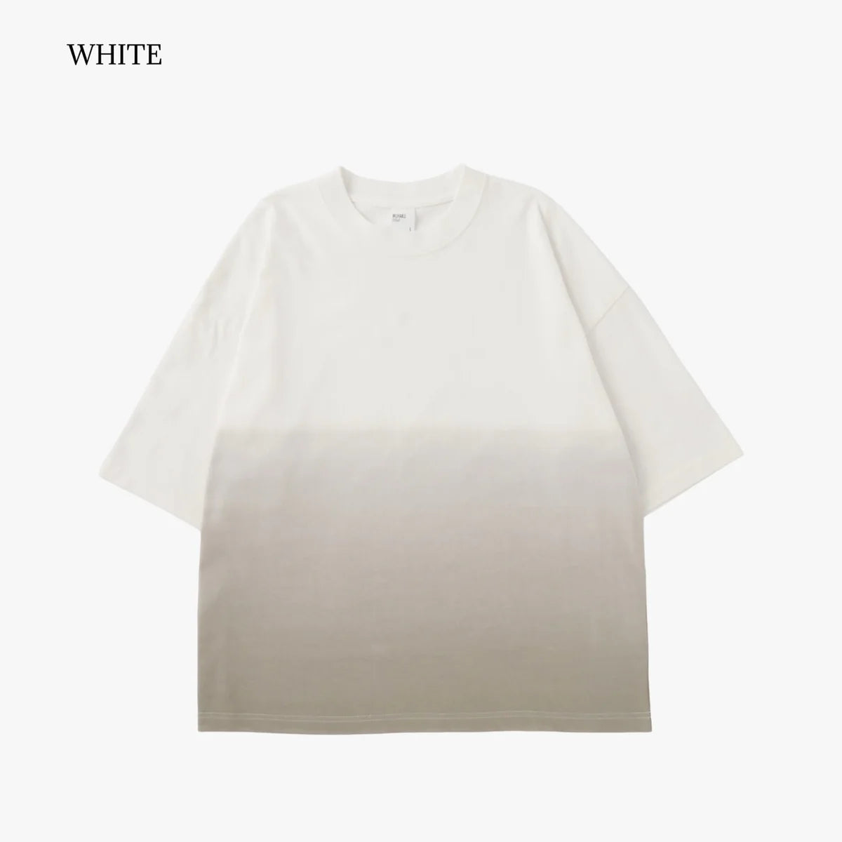 MUHAKU BLOW THROUGH MIDIUM SS TEE 'WHITE'