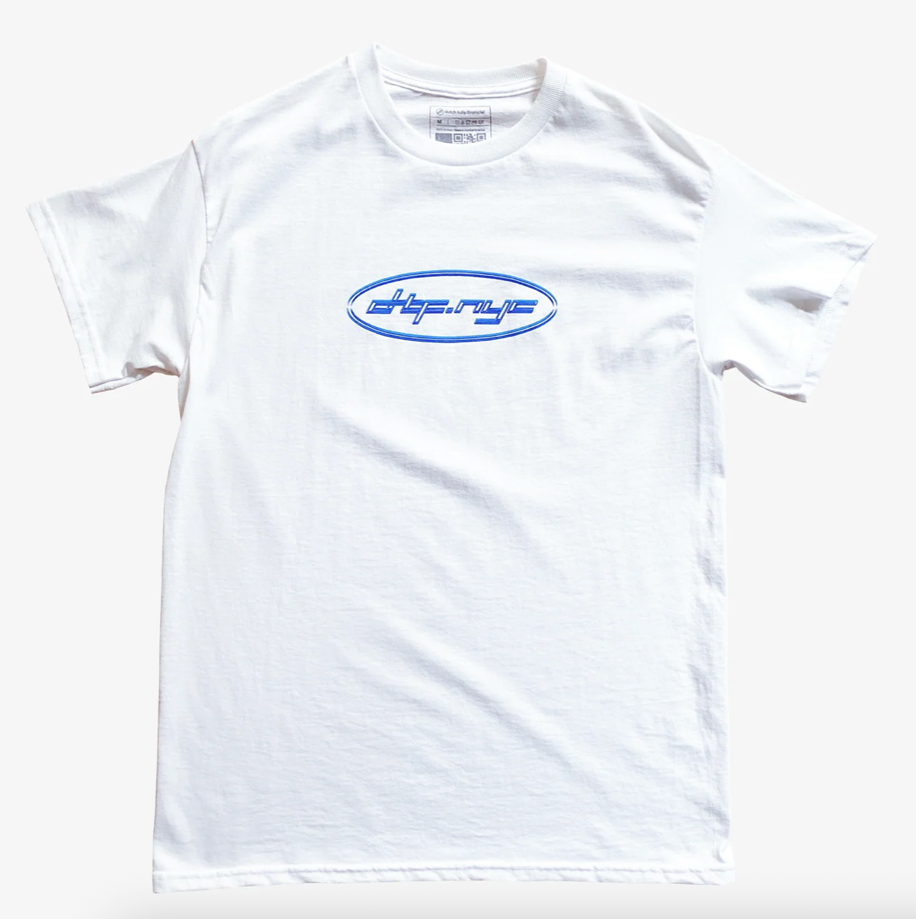 DTF NYC CYBER LOGO TEE 'WHITE'