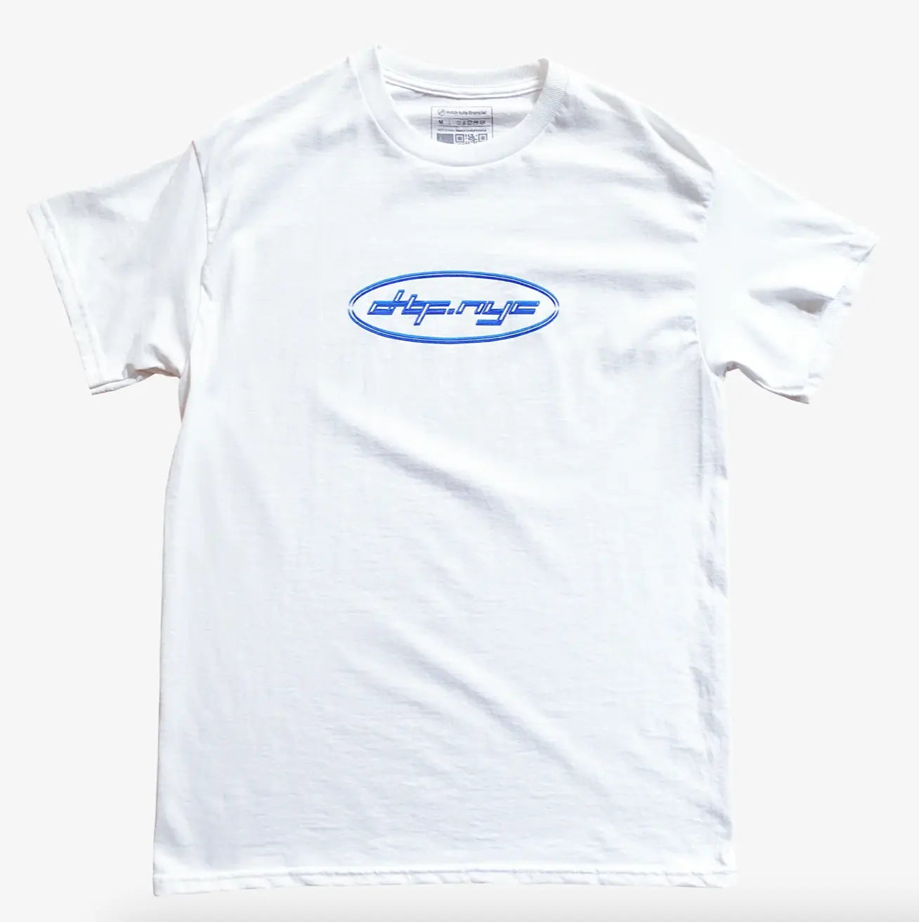 DTF NYC CYBER LOGO TEE 'WHITE' Dutch Tulip Financial