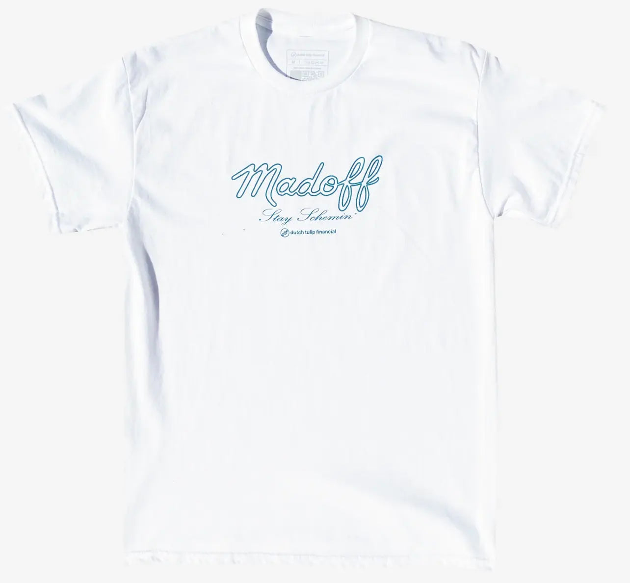 DTF MADOFF TEE 'WHITE' Dutch Tulip Financial