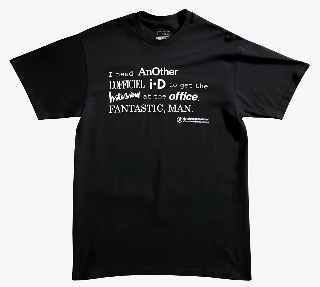 DTF MAGAZINES TEE 'BLACK' Dutch Tulip Financial