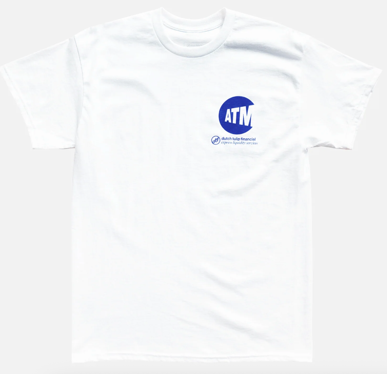 DTF ATM CASH ONLY TEE 'WHITE'