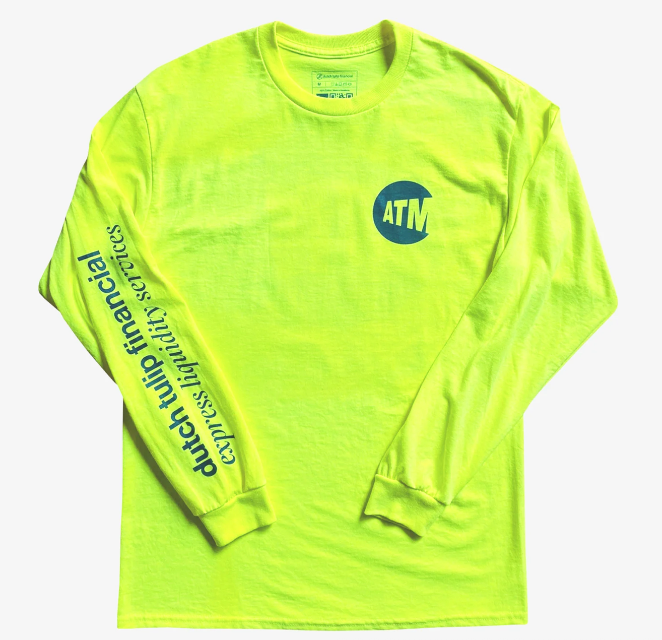 DTF ATM CASH ONLY LONGSLEEVES 'NEON GREEN'