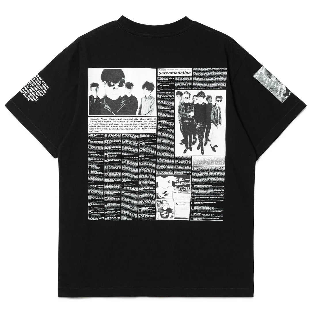 THE SALVAGES x BOBBY GILLESPIE T-SHIRT 'BLACK'