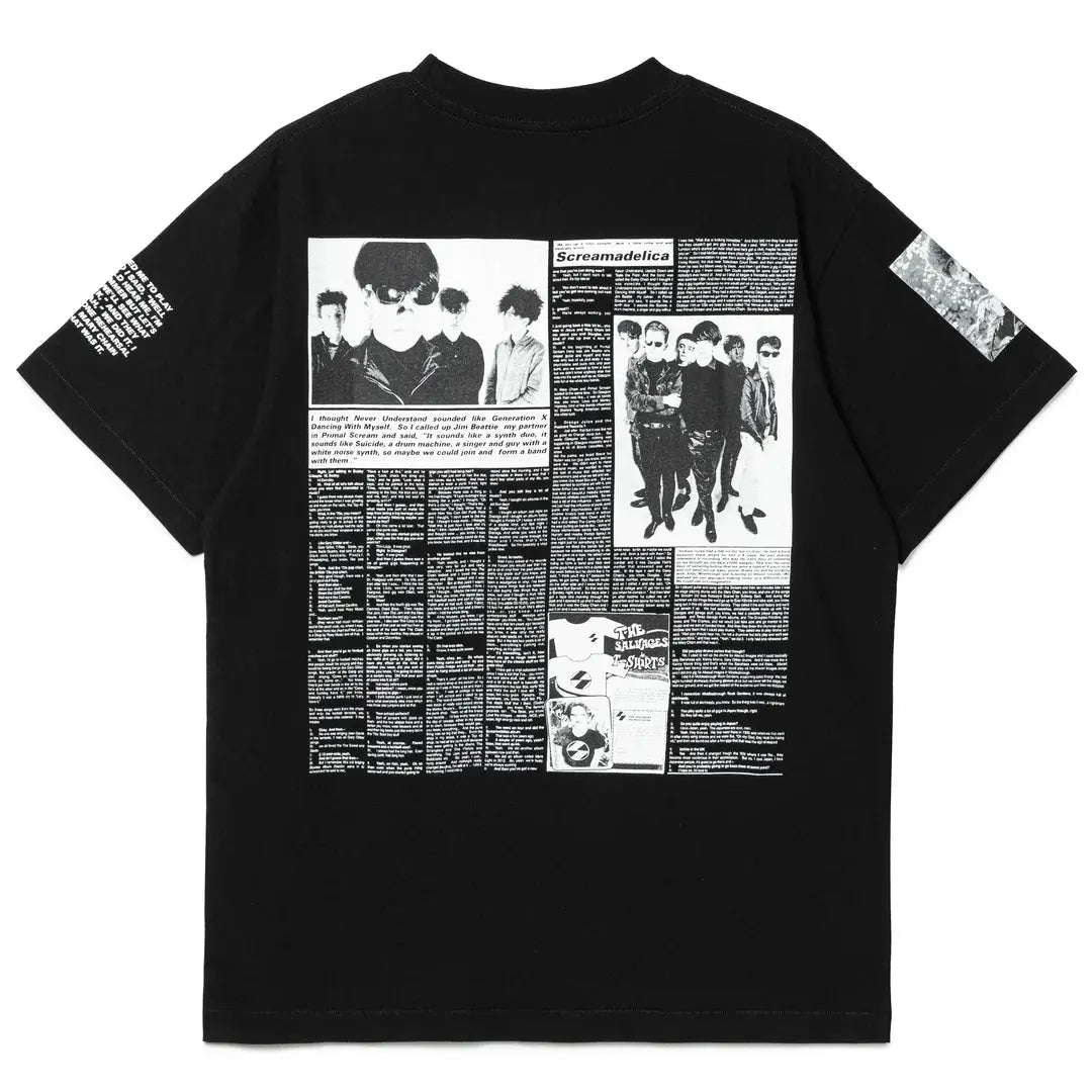 THE SALVAGES x BOBBY GILLESPIE T-SHIRT 'BLACK' The Salvages