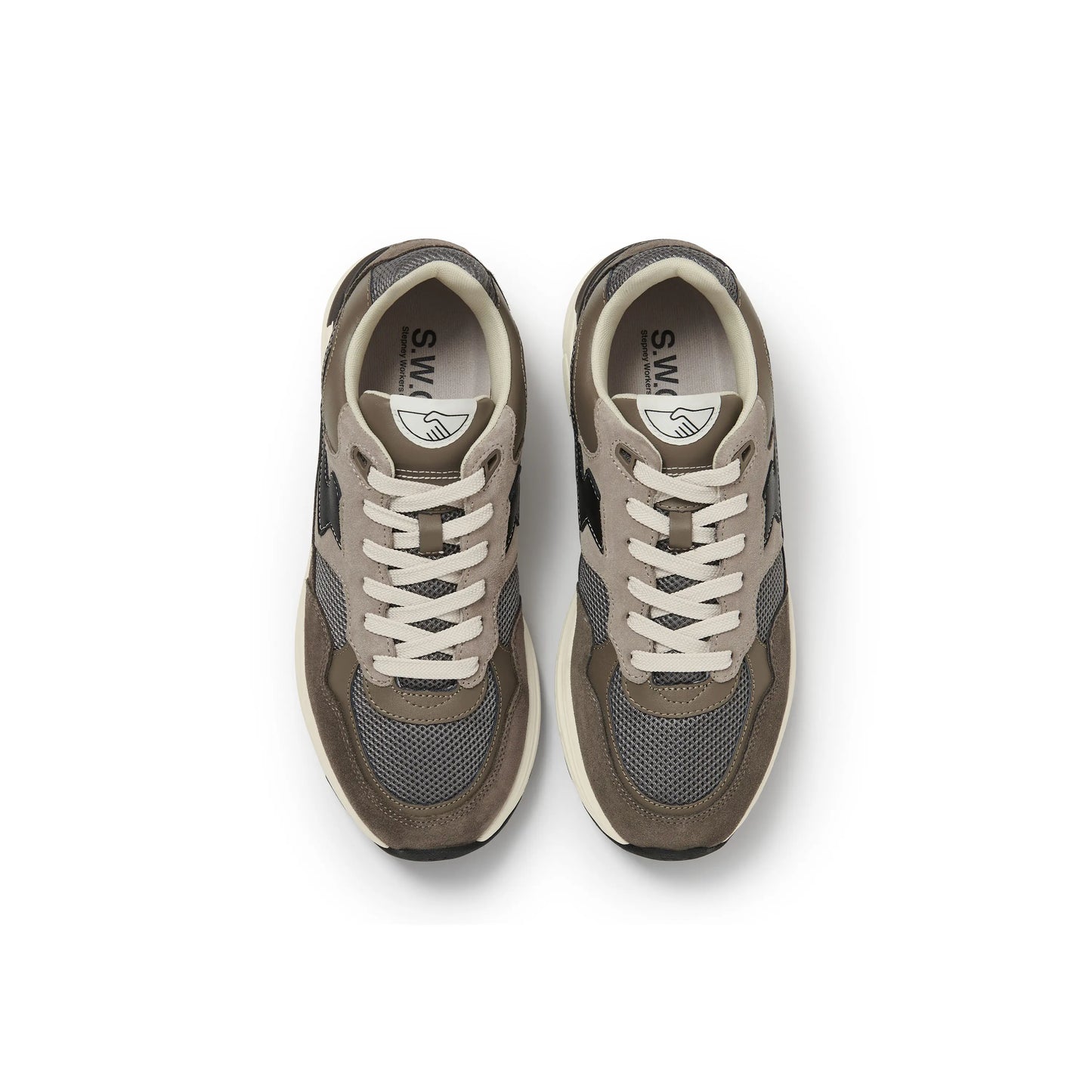 STEPNEY WORKERS CLUB Amiel S-Strike Suede Mix Stepney Workers Club