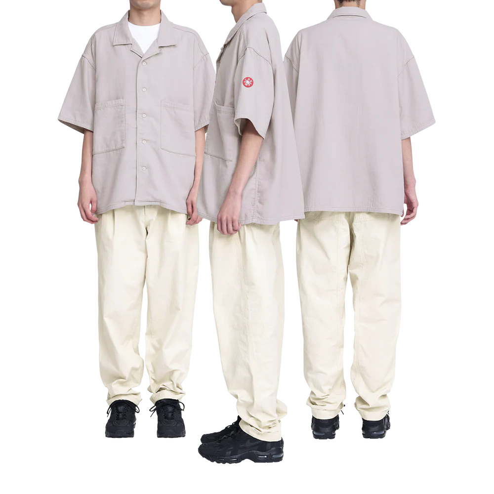CAV EMPT SOFT CW SHORT SLEEVE OPEN SHIRT GREY