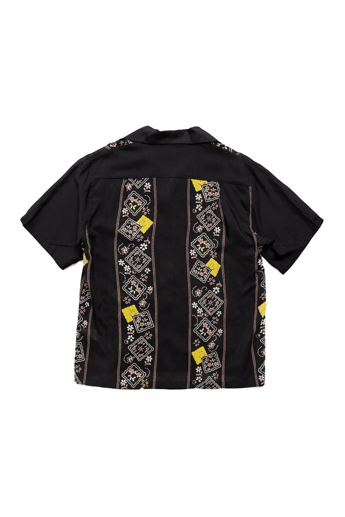 KAPITAL Silk Rayon PECKISH RAINBOWY WRANGLE Collar Cuba Shirt