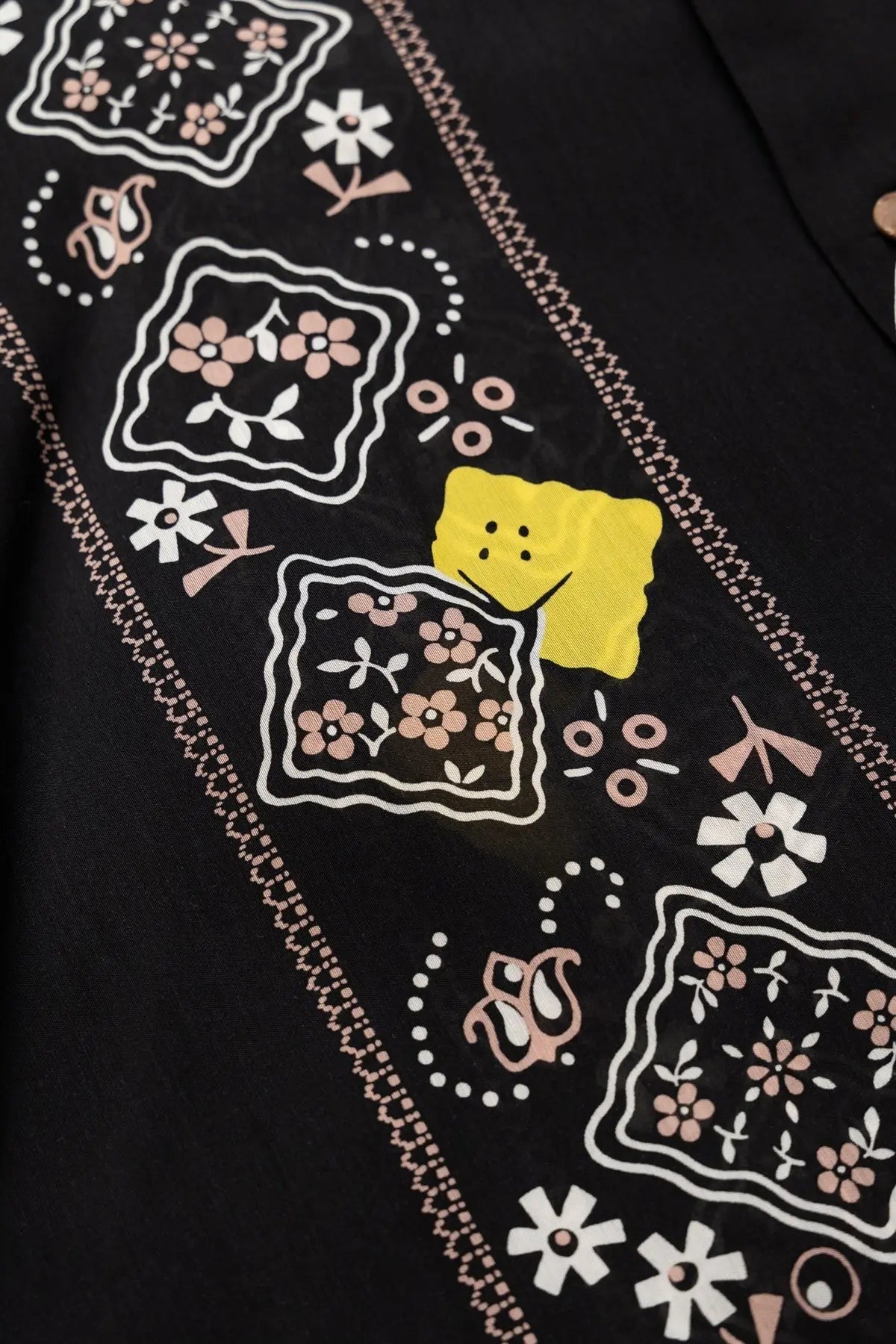 KAPITAL Silk Rayon PECKISH RAINBOWY WRANGLE Collar Cuba Shirt Kapital