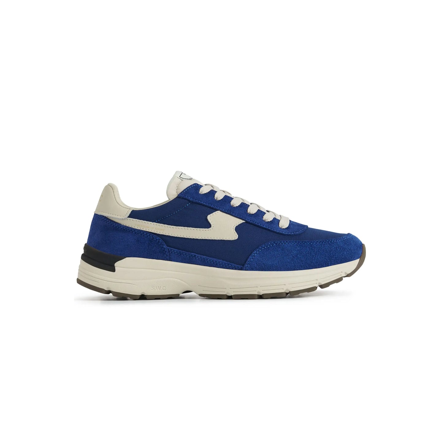 Osier S-Strike Suede Mix Sneakers 'Blue' Stepney Workers Club