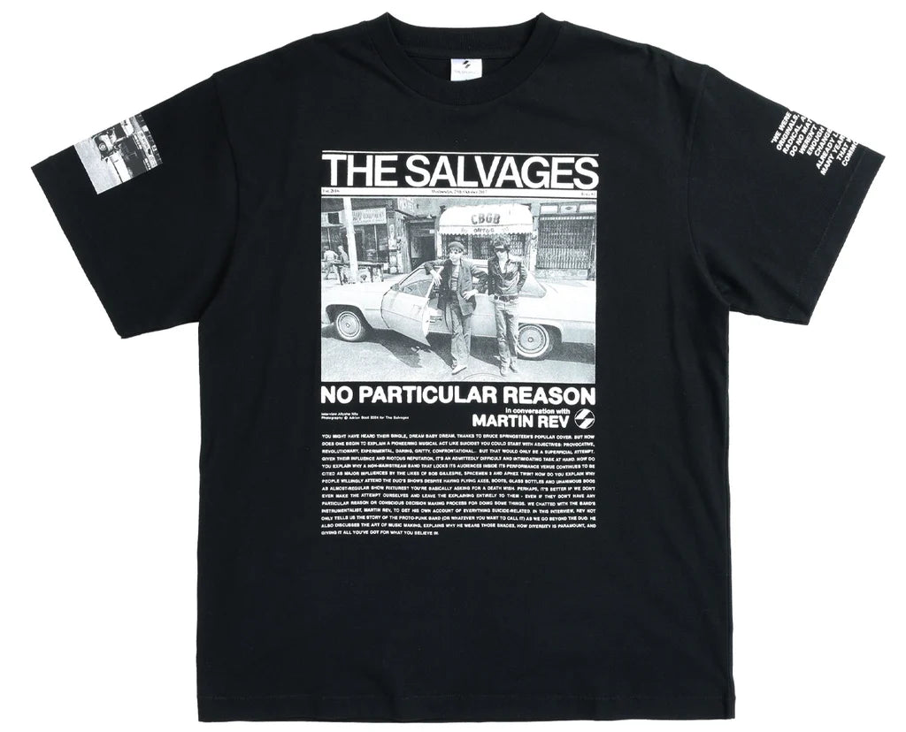 THE SALVAGES x SUICIDE T-SHIRT 'BLACK'