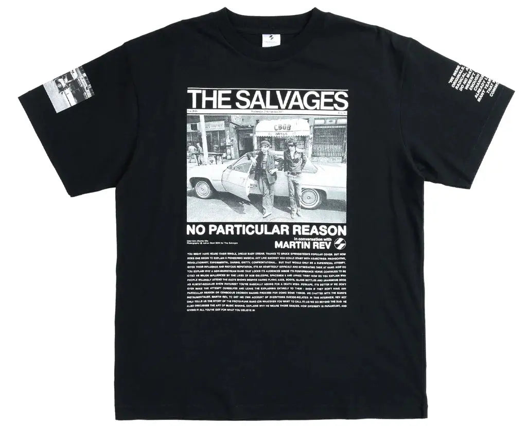 THE SALVAGES x SUICIDE T-SHIRT 'BLACK' The Salvages