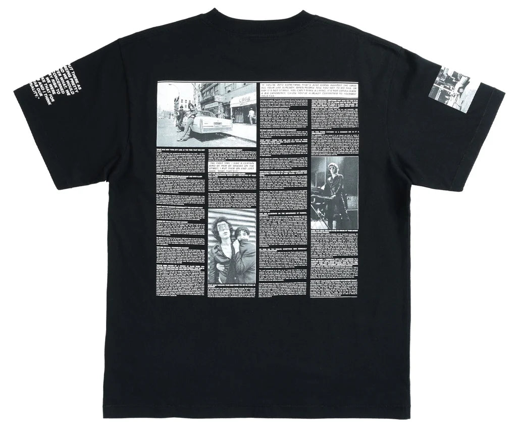 THE SALVAGES x SUICIDE T-SHIRT 'BLACK'