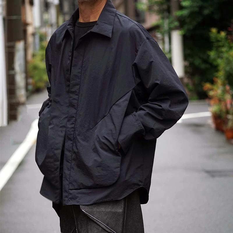 CCP LS-NB106 / LIGHT SHELL SHIRT 'BLACK'
