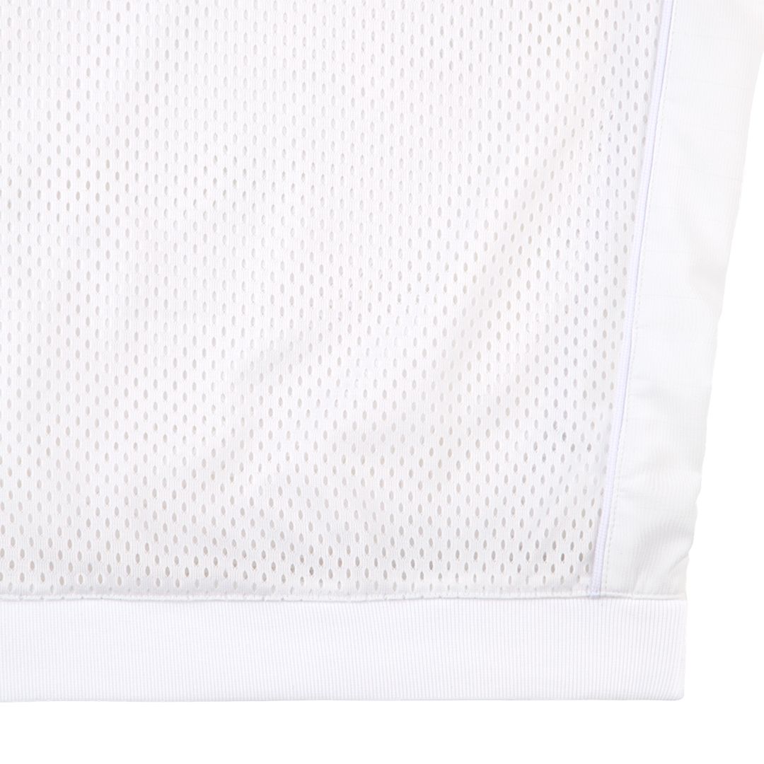 CAV EMPT MESH TRACK CREW NECK WHITE