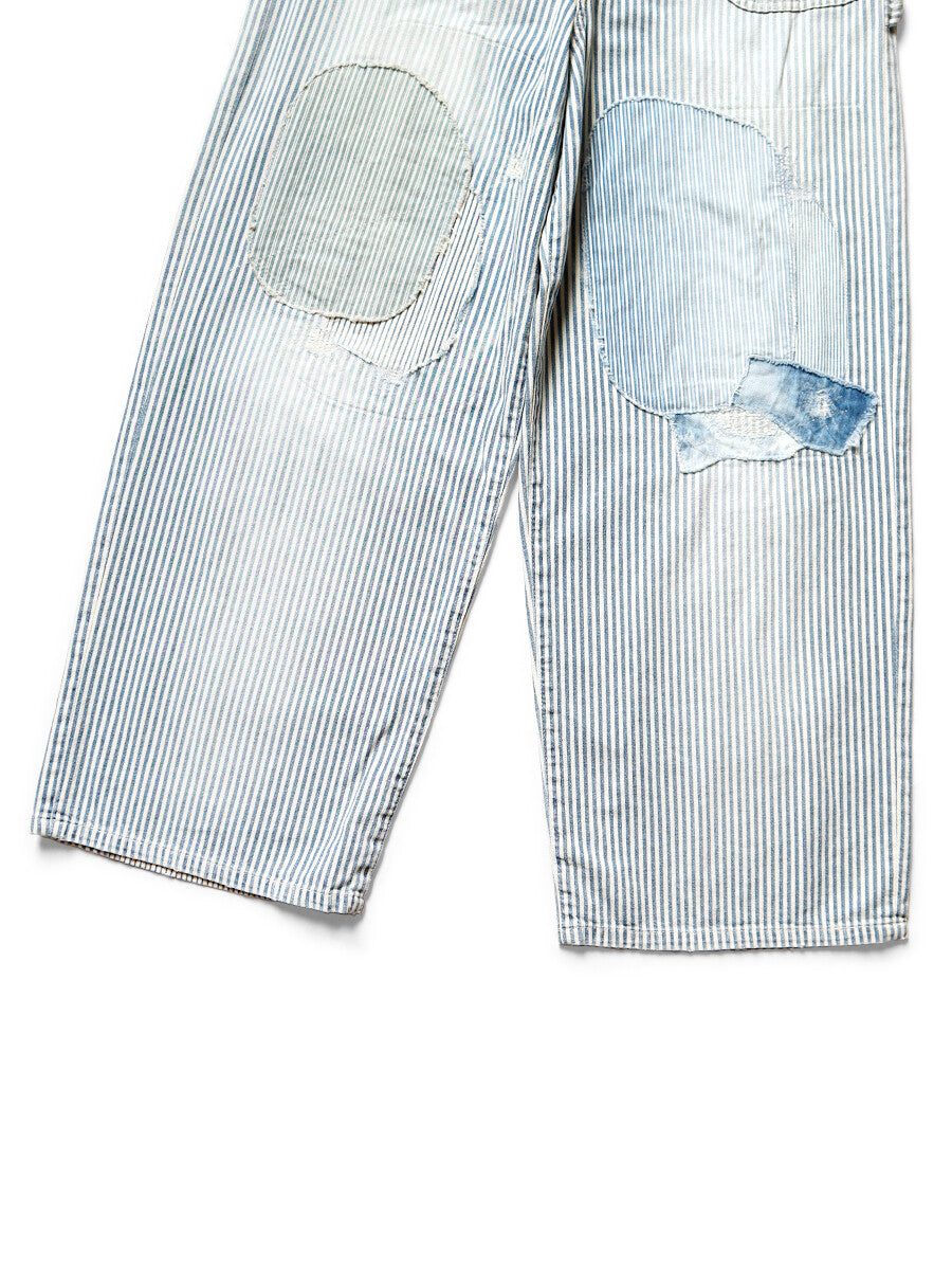 KAPITAL 10oz HICKOREE Stripe Painter PORT Baggy Pants (CHAMPETRE Remake)