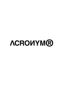 ACRONYM – Antithesis Store