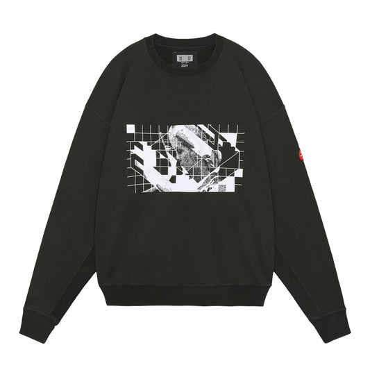 Washed Dimensions Crew Neck 'Black'
