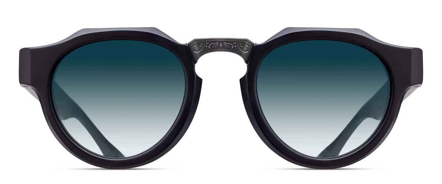MATSUDA M1037.SG.MBK.49 'MATTE BLACK BLUE GRADIENT'