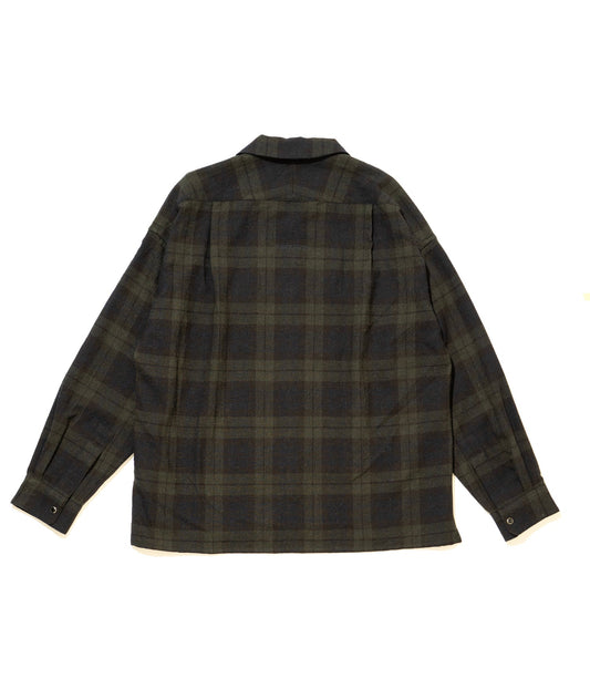 DELUXE x PENDLETON CHECKED SHIRT 'Black/Green'