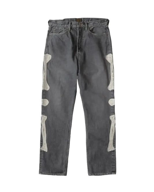 KAPITAL 14oz Black Denim MEXICAN TUXEDO 5P OKAGILLY 'BLACK'