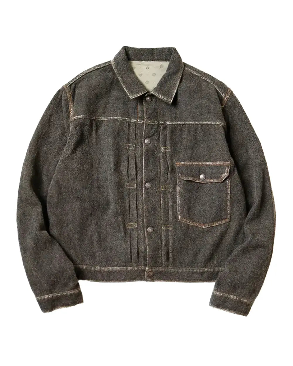 KAPITAL Twill Aging-Wool 1st JKT 'CHARCOAL' Kapital