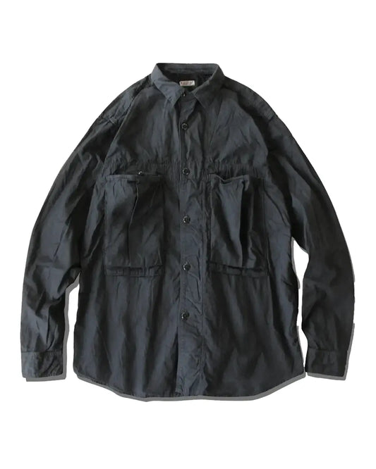 KAPITAL Broad Cloth Anorak Shirt 'BLACK' Kapital