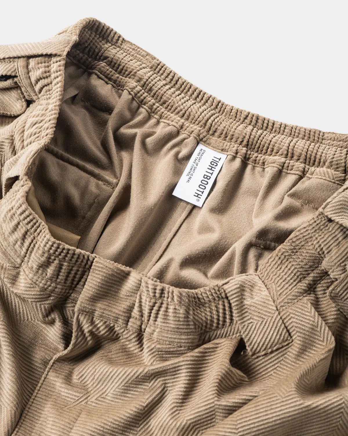 TBPR / GEOMETRIC CORD SNOW PANTS 'Light Brown'